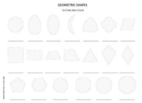 geometric shapes worksheets free to print