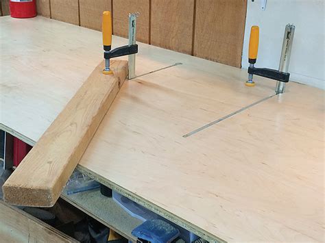 clamp slots   place  bench dogs woodworking