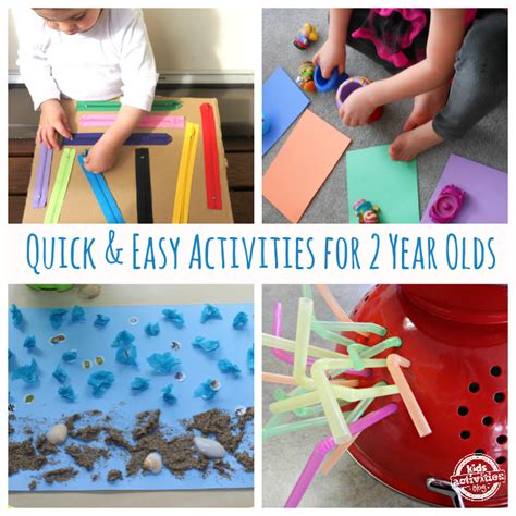 quick easy activities   year olds kids activities blog