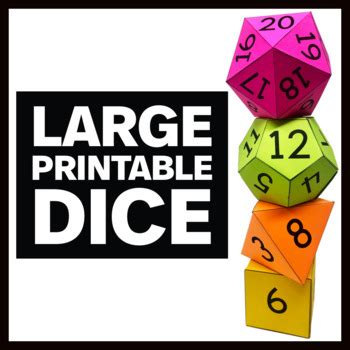 printable dice templates blank die templates      sided