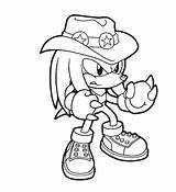 Knuckles Coloring Pages Sonic Hoverboard Kids Print Color Printable Cool Hat Clipart Template Adults Getcolorings Pdf Library Comments sketch template