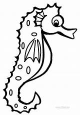 Seepferdchen Seahorse Seahorses Cool2bkids sketch template