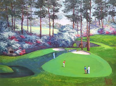 Mark King Amen Corner Augusta National Golf Club For Sale At 1stdibs