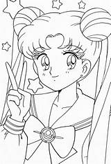 Coloring Pages Sailor Moon Anime Book Manga Colorear Para Dibujos Dibujo Dibujar Girl Moons Books Chibi Cute Da Drawing Lua sketch template