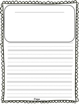 informational writing paper template  fiction writing lucy calkins