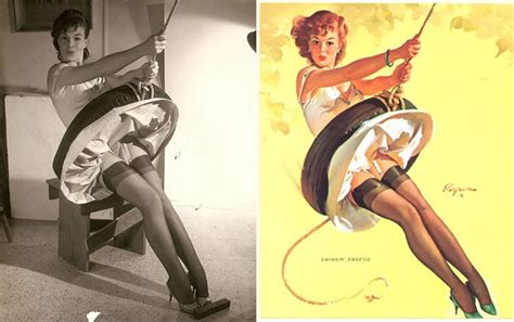 gil elvgren s pin up girls and their photo reference amusing planet
