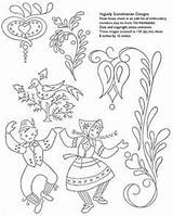Rosemaling Embroidery Patterns Pattern Coloring Pages Folk Norwegian Scandinavian Painting Style Template Swedish Stencil Vintage Getcolorings German Printable Paint Stencils sketch template