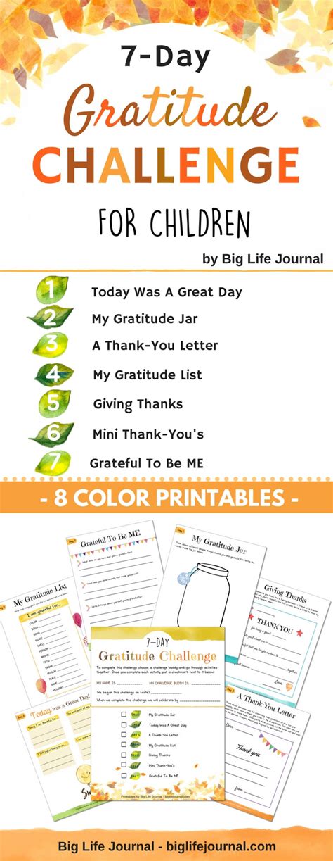 teach children   grateful  day gratitude challenge big