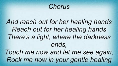 elton john healing hands lyrics youtube