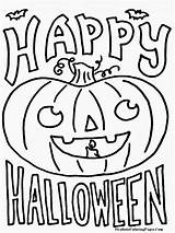 Halloween Coloring Pages Pumpkin Printable Pie Color Nice Happy Print Cute Kids Getcolorings Drawings Pdf Google Skiptomylou sketch template