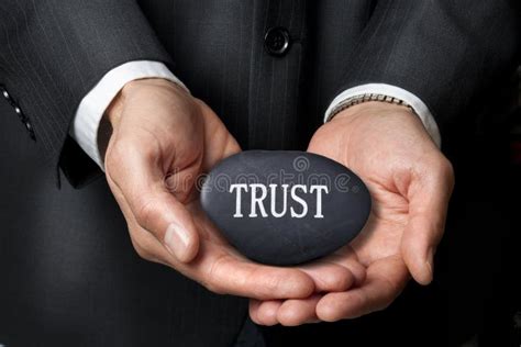 trust hands business ethics insurance stock photo image