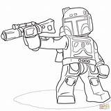 Fett Boba sketch template