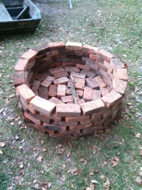 fire pit fast   easymade  regular  bricks creations