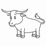 Bull Coloring Pages Brahman Ferdinand Designlooter Bullock Cart Momjunction Toddler Cute sketch template