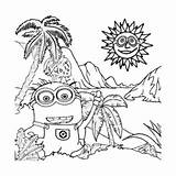 Minions 210mm sketch template
