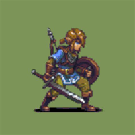 Pixeloutput Link Breath Of The Wild By T Free On Make A