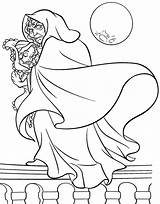 Rapunzel Coloring Pages Baby Tangled Disney Gothel Colouring Mother Book Princess Clip Kleurplaten Ferngully Color Kids Getdrawings Getcolorings Library sketch template