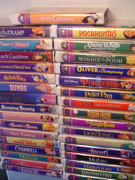 walt disney s masterpiece collection had the coolest vhs cases r