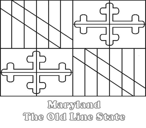 maryland state flag google search flag coloring pages maryland
