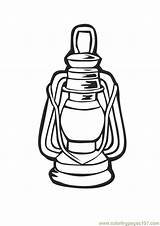 Lantern Coloring 46kb 800px Popular sketch template