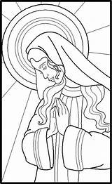 Song Marys Mary Sermons4kids Coloring Luke sketch template