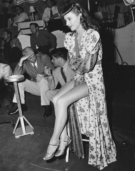 Summers In Hollywood “barbara Stanwyck On The Set Of Ball