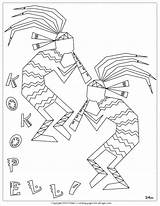 Coloring Pages Native American Navajo Printable Indian Kokopelli Symbols Girl Color Pottery Pueblo Getcolorings Getdrawings Mandala Doll Hopi Print Nm sketch template