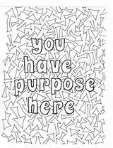 Coloring Pages Purpose Sheets Self Positive Affirmations Talk Yourself Adult Affirmation Sheet Printable Template Worksheets Etsy A5 Quote Choose Board sketch template