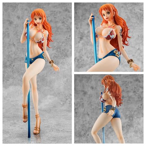 22cm Anime One Piece Figur Pole Dance Ver Sexy Toy Doll Nami Collection