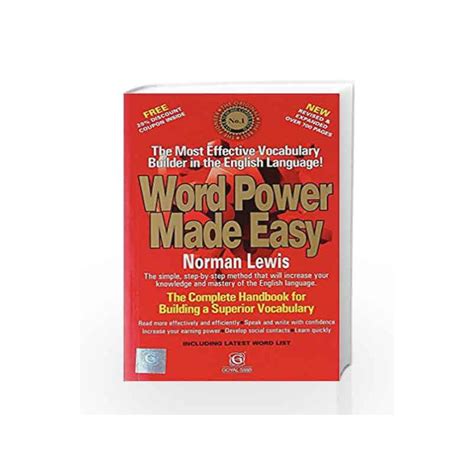 word power  easy  norman lewis buy  word power  easy book   price  india