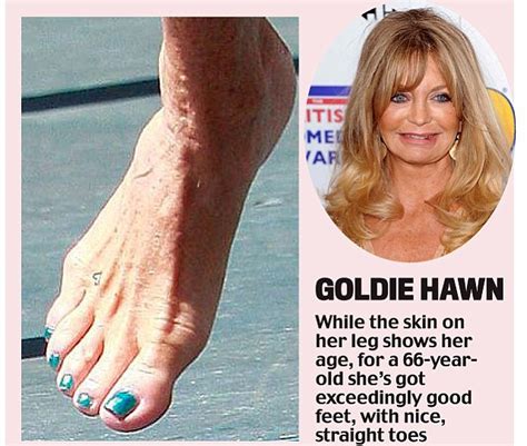 goldie hawn s feet