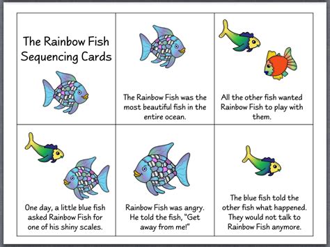 rainbow fish printable worksheets printable worksheets