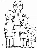 Coloring Family Pages Getcolorings History sketch template