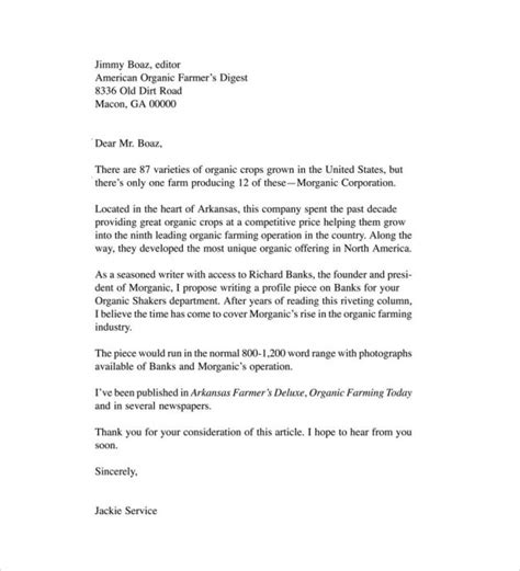 sample query letter templates   sample templates