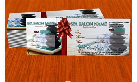 fascinating  printable manicure gift certificate template