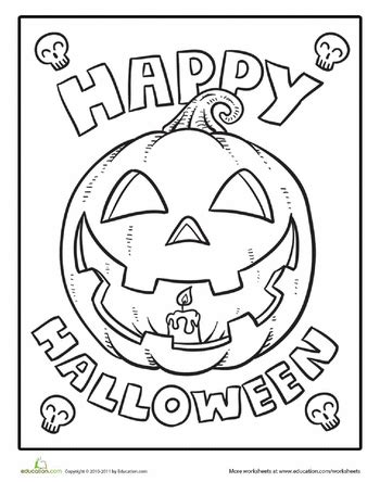 color  happy halloween  halloween coloring pages halloween