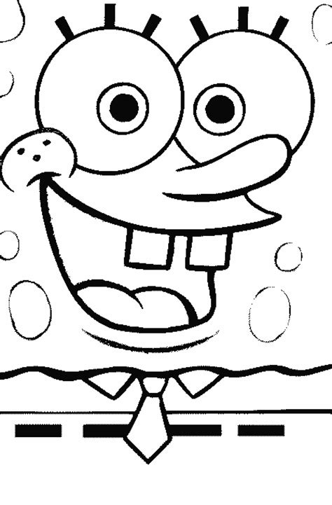 coloring pages spongebob printable kids colouring pages