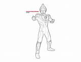 Ultraman Coloring Ginga Vippng sketch template