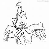 Mega Pokemon Coloring Pages Banette Printable Evolved Evolution Gallade Print Victini Color Drawing Coloriage Info Pokémon Getcolorings Type Getdrawings Drawings sketch template