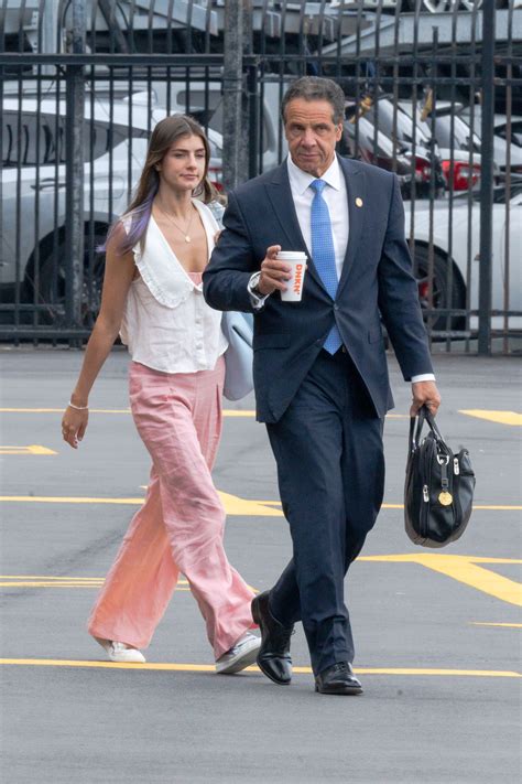 andrew cuomo  comforted  daughter   flies    york city  resigning