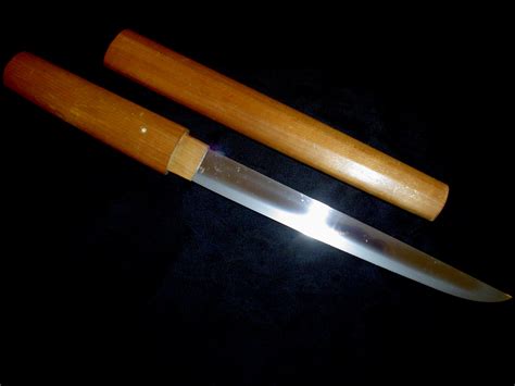rare stainless steel ww japanese tanto swordkai guntosamurai