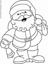 Santa Coloring Claus Coming Town Pages Getcolorings sketch template