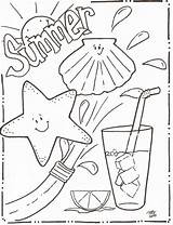 Season Summer Coloring Pages Activity Getdrawings sketch template