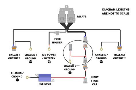 hid wiring diagram canbus  relay