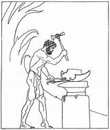 Coloring Pages Odysseus Getcolorings Goddess Hebe Cartoon sketch template