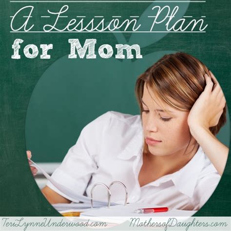 lesson plans for mom