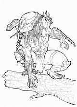 Predator Coloring Pages Xenomorph Alien Vs Drawing Owl Deviantart Tattoo Template Adult Helmet Getdrawings Choose Board Aliens Drawings sketch template