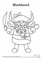 Blackbeard Colouring Coloring Pages Drawing Getcolorings Getdrawings Village Activity Explore sketch template