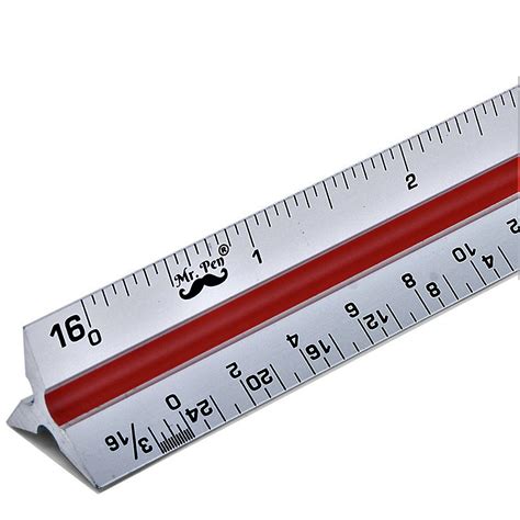 buy   architectural scale ruler  aluminum architect scale triangular scale scale
