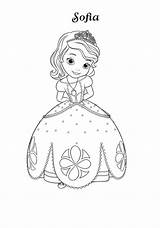 Prinses Prinsesje Kleurplaatjes sketch template